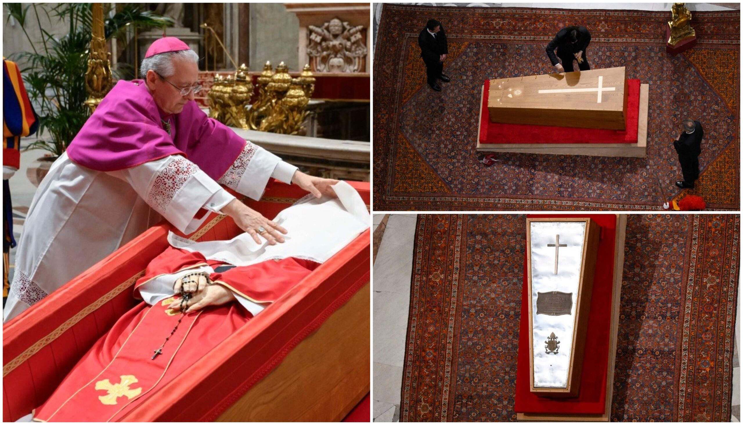 En Basílica de San Pedro se llevó a cabo el rito del cierre del féretro del Papa Francisco 1