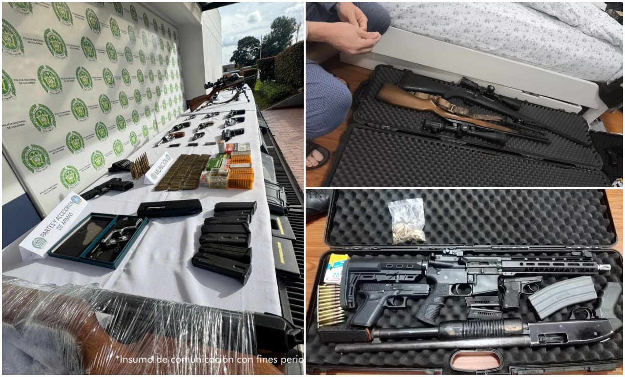 Descubierta red conformada por exintegrantes de la Fuerza Pública involucrados en tráfico de armas 3