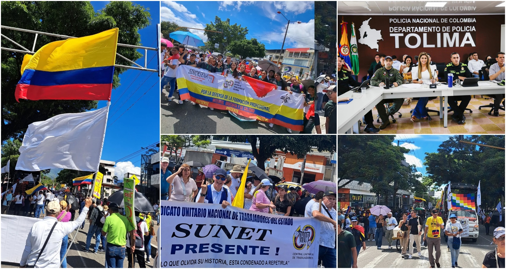 Movilizaciones se tomaron nueve municipios del Tolima, en jornada de protesta 1