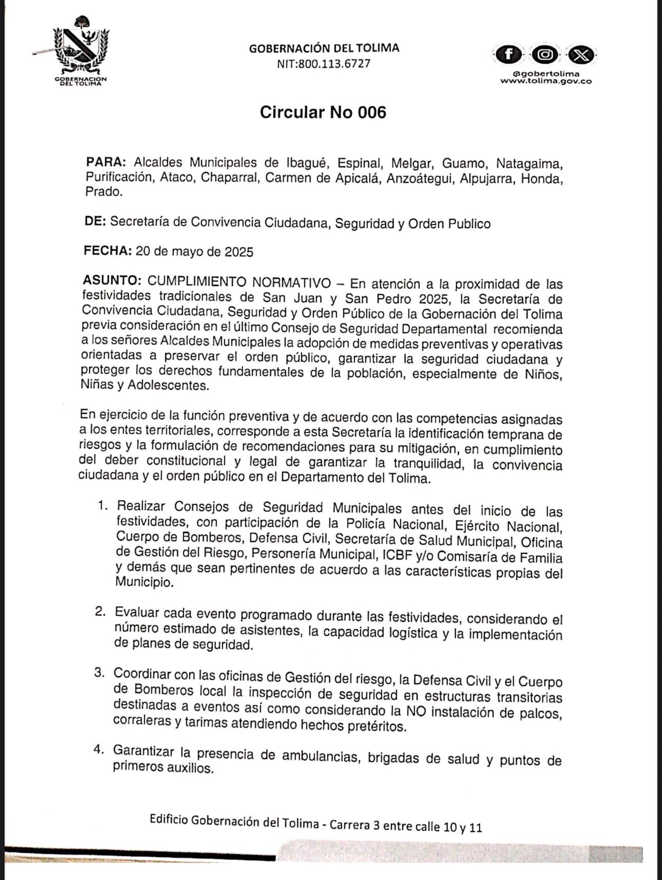 Refuerzan medidas de seguridad y salud para las Fiestas de San Juan y San Pedro 2025 2