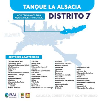 IBAL hará lavado y mantenimiento de tanques de agua potable este miércoles 28 de mayo 2