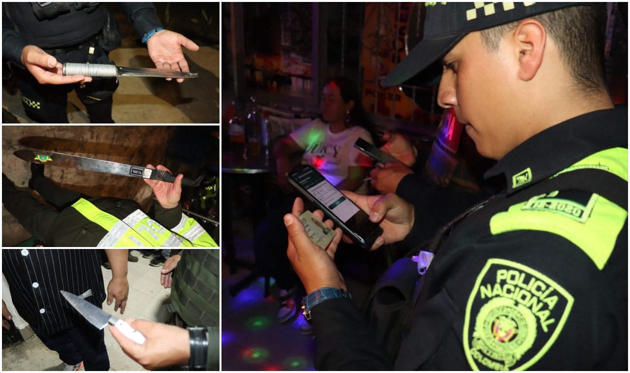 12 capturas y más de 230 armas blancas incautadas: balance del tercer fin de semana de mayo en Ibagué 1