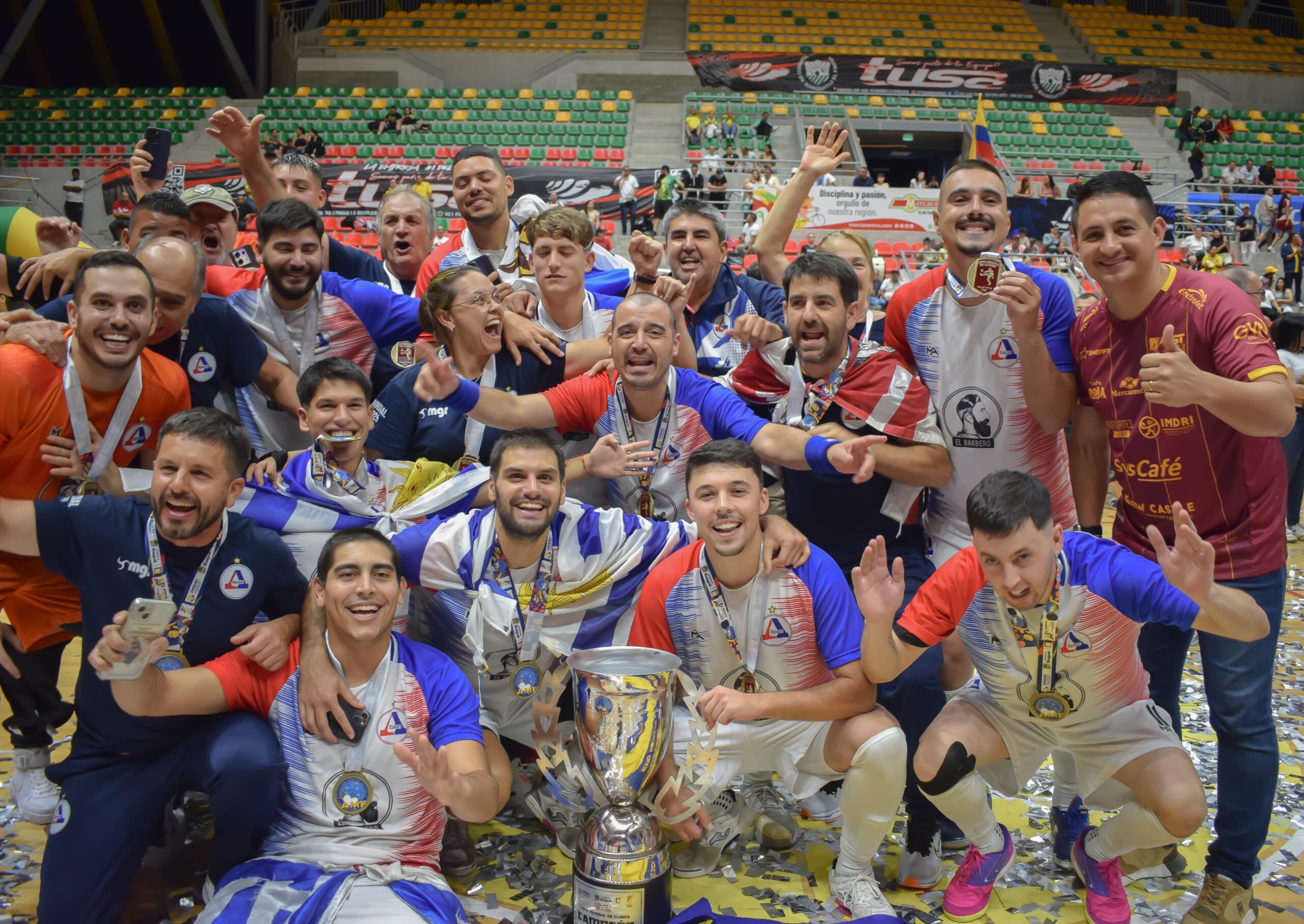 Albión de Uruguay, campeón del Mundial de Clubes de Fútbol de Salón Ibagué 2025 1