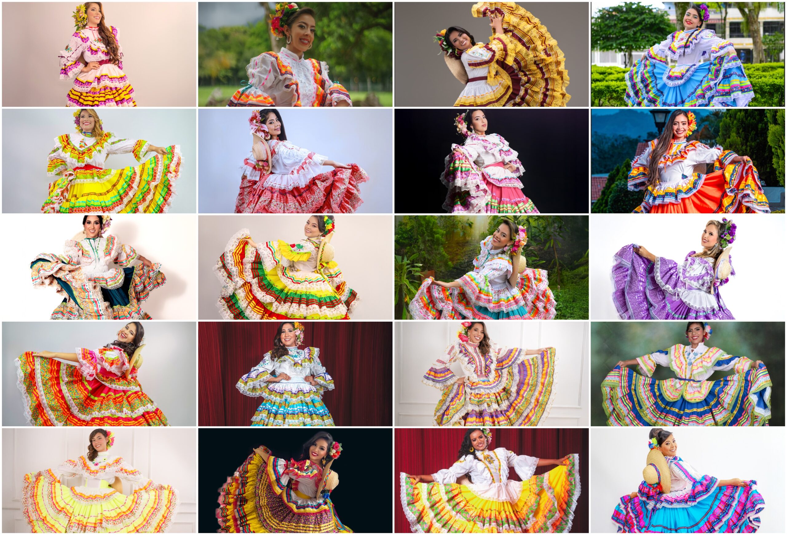 Estas son las 20 embajadoras del folclor de Ibagué 41
