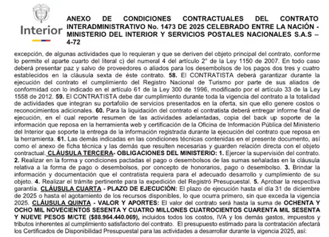 Contrato de MinInterior y 472 está siendo cuestionado por concejal de Centro Democrático 4
