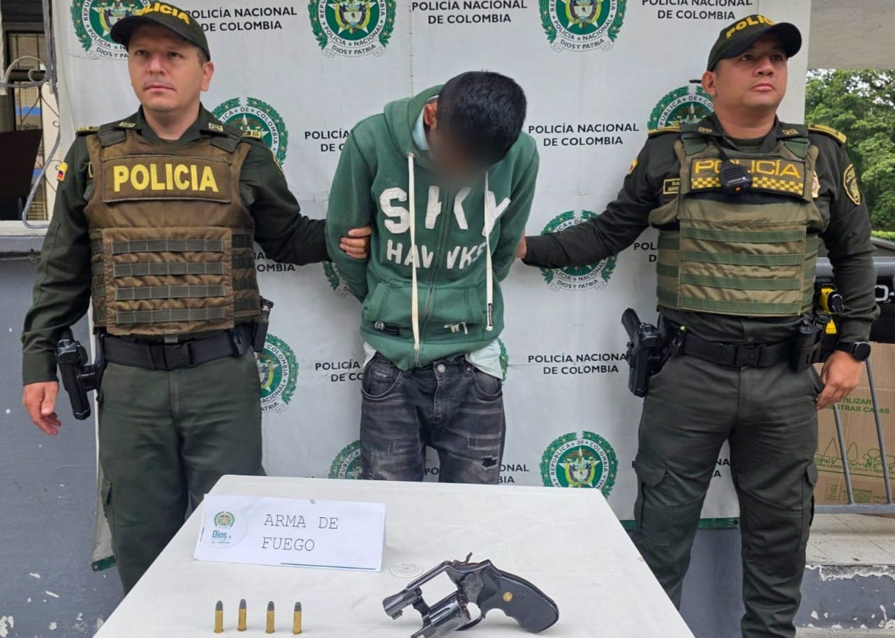 Hombre con anotación por homicidio en 2022 fue capturado por porte ilegal de armas 1