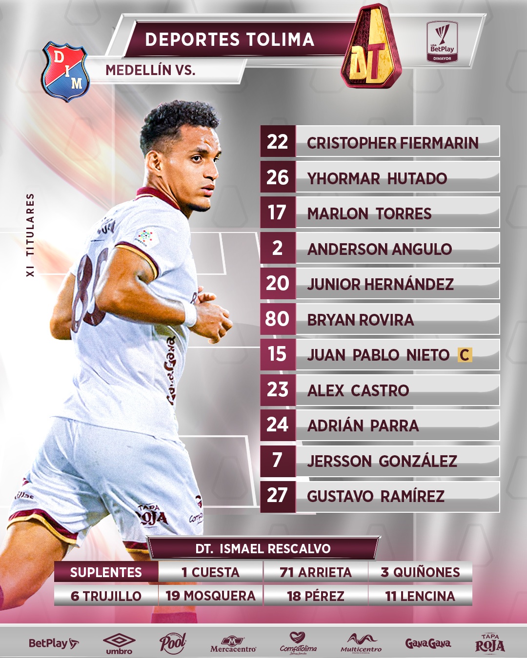 DIM pasó a la final de la Liga BetPlay ganando 2-1 al Deportes Tolima 3