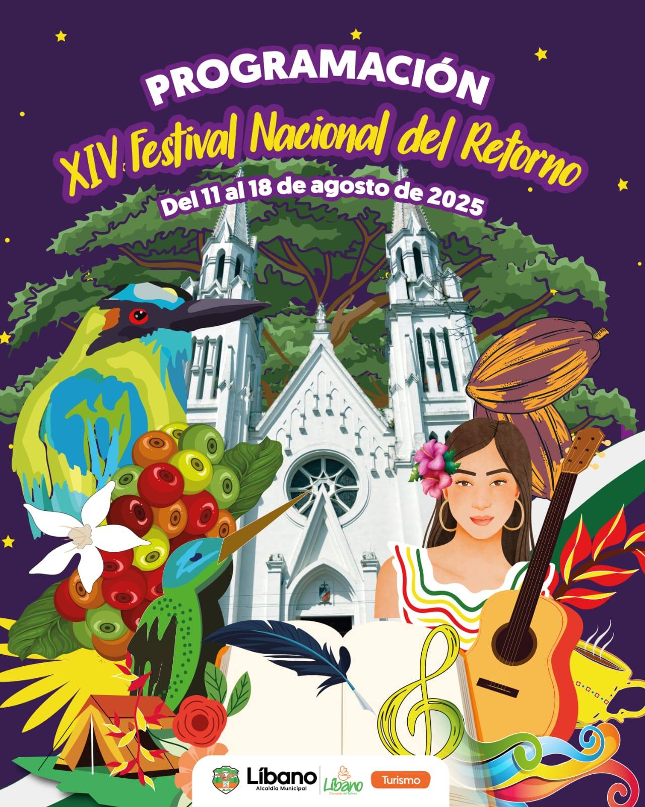 Líbano da a conocer la programación oficial del XIV Festival Nacional del Retorno 2