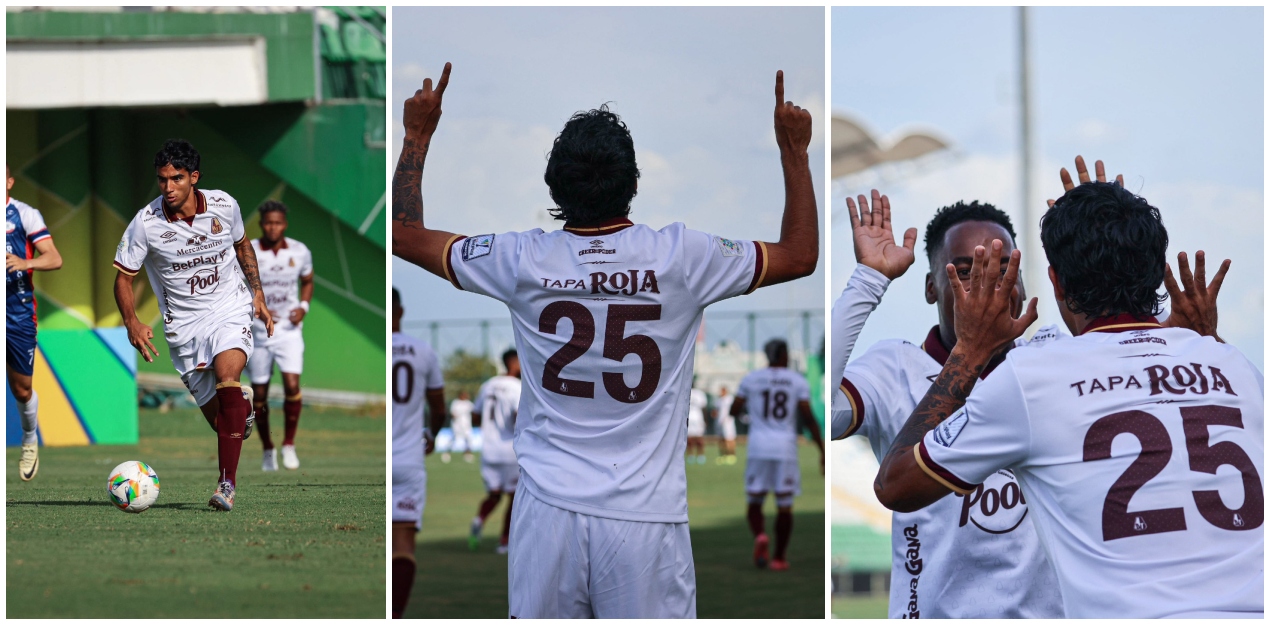 Lucas González logra su primera victoria con Tolima, gracias al talento de Jeinner Fuentes 3