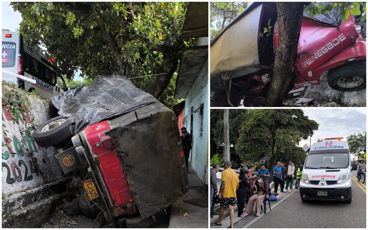 Accidente de yip en Mariquita dejó 5 lesionados 1