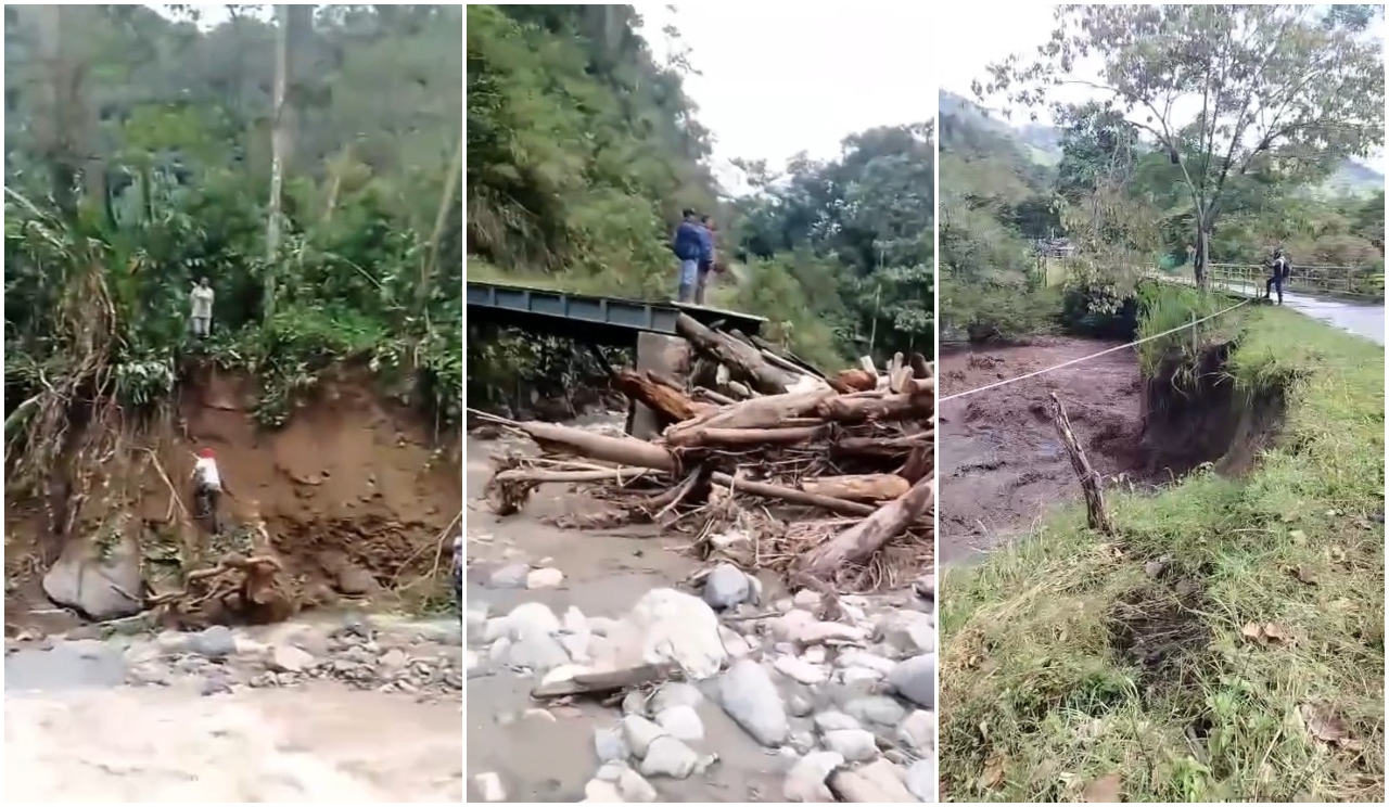 Emergencia en Planadas: daños en 3 puentes, uno de ellos deja incomunicado a Gaitania 4