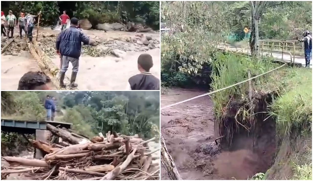 Emergencia en Planadas: daños en 3 puentes, uno de ellos deja incomunicado a Gaitania 3