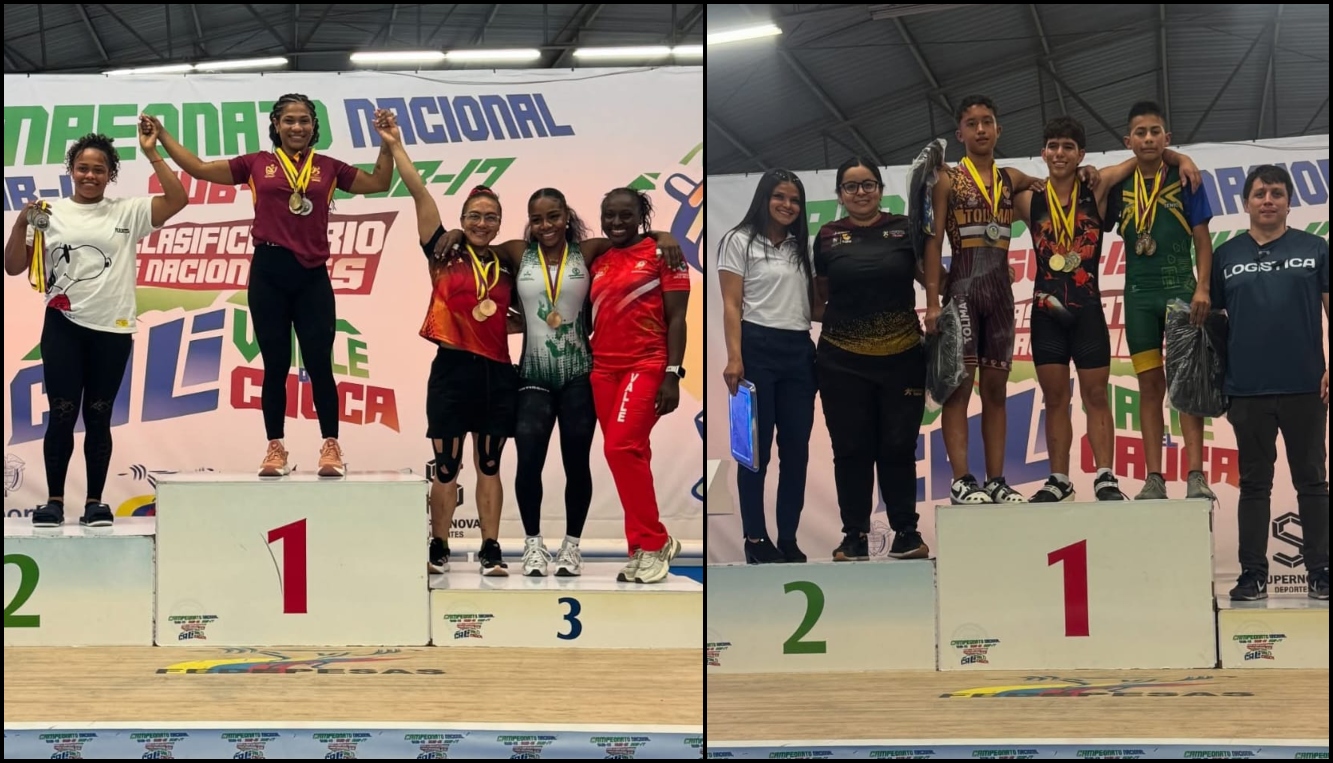 35 medallas logró el Tolima en Nacional de levantamiento de pesas en Cali 3