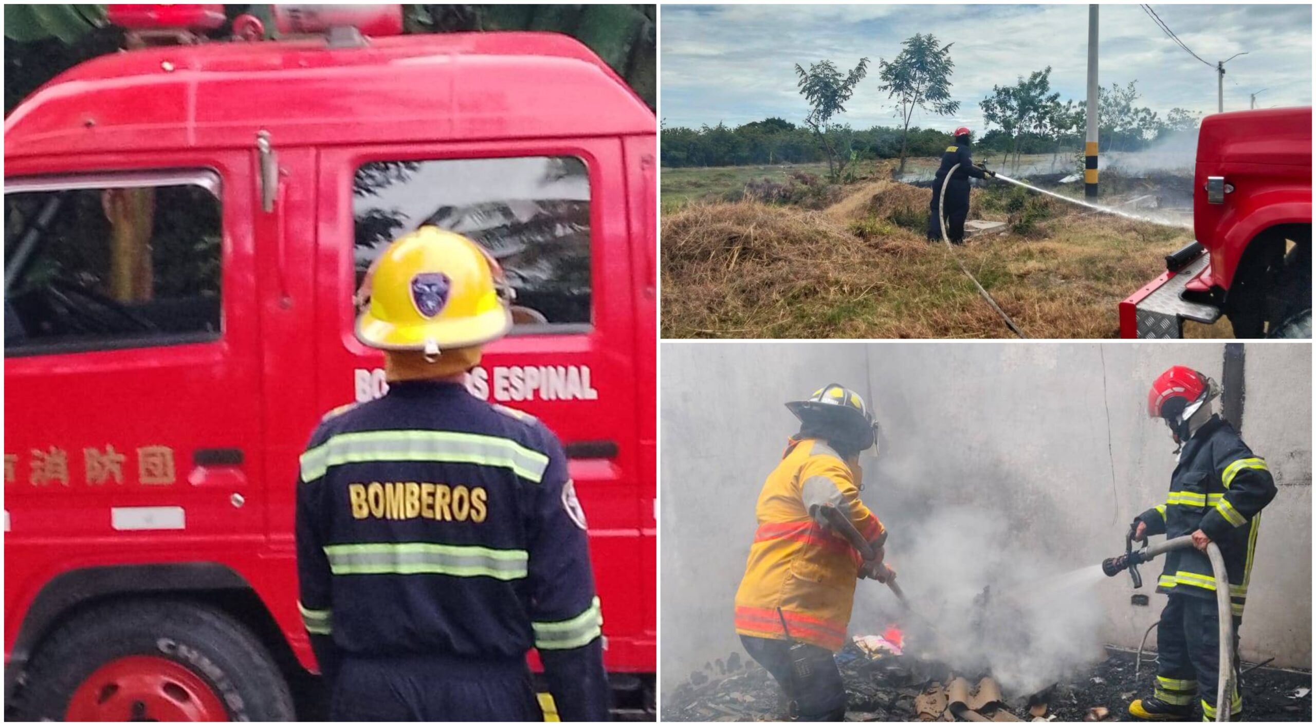 Bomberos de El Espinal alertan por quemas ilegales y mal uso de las líneas de emergencia 3