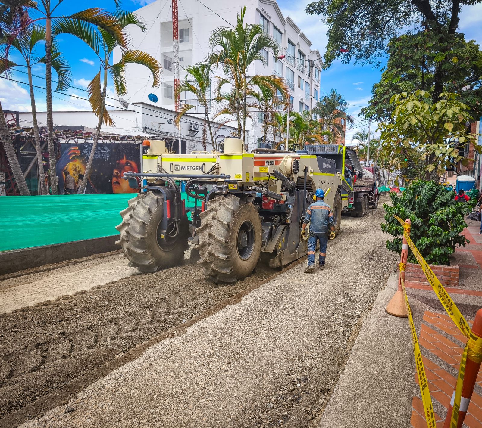 Rehabilitación de la carrera Quinta avanza en dos frentes simultáneos, con tecnología de reciclaje vial 1