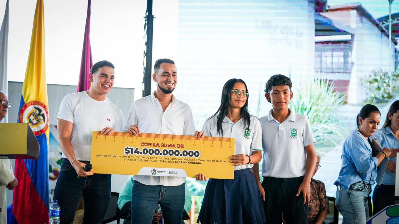 Tolima invertirá más de $14.000 millones en la primera fase del megacolegio de San Luis 1