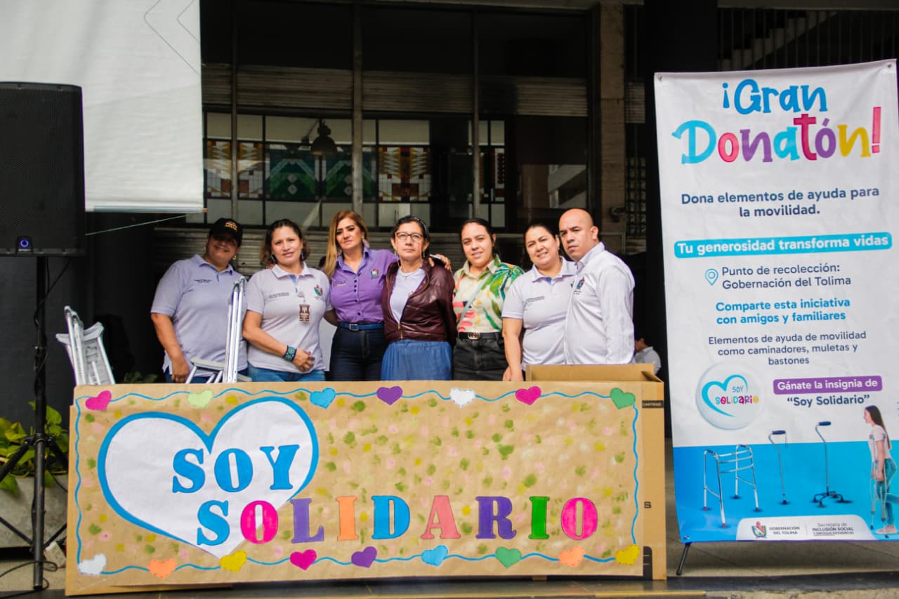 Tolima abre banco de ayudas técnicas con campaña ‘Soy Solidario’ 4