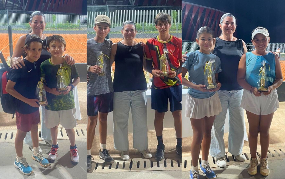 Tenistas tolimenses brillan en el Torneo Nacional Grado 4 realizado en el Complejo de Raquetas 1