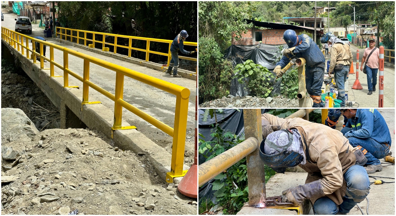 Alcaldía terminó el mantenimiento y restauración del puente de Villa Restrepo 3