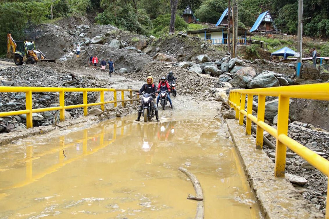 Superada la emergencia en el Cañón del Combeima: habilitada la vía para la comunidad campesina 1