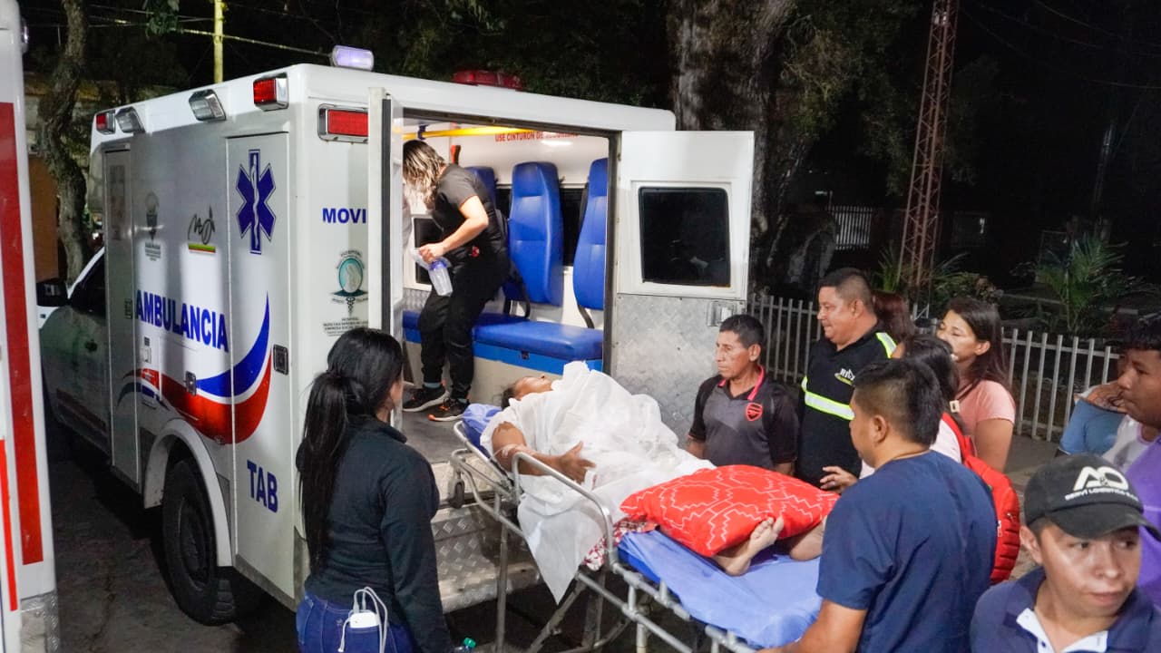 Al federico fue remitida mujer de 59 años herida en accidente minero en Ataco 1