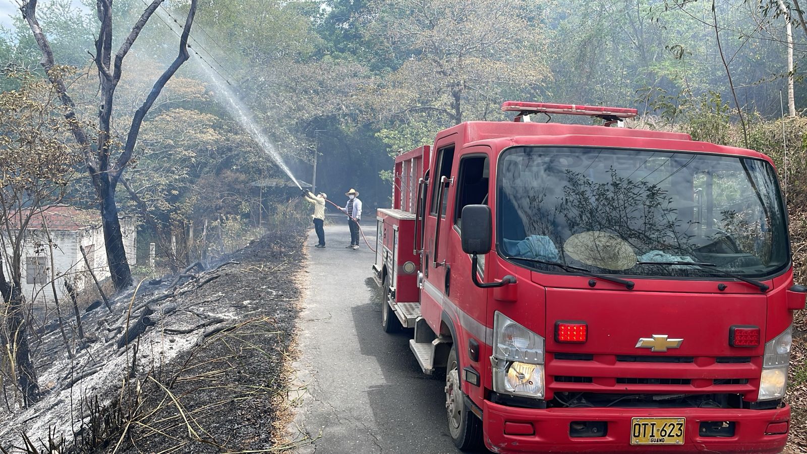 Alcalde de Coello defiende control del carro de bomberos, "No se va a entregar a Bomberos Voluntarios" 1