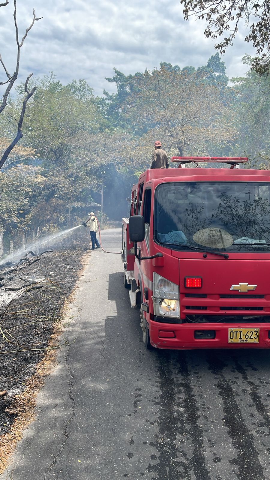Alcalde de Coello defiende control del carro de bomberos, "No se va a entregar a Bomberos Voluntarios" 4