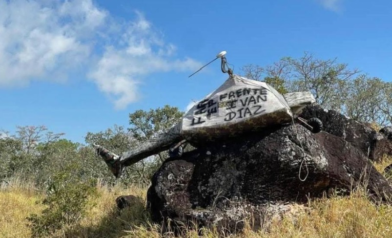 Grafitis de las disidencias de las FARC en Dolores generan alarma en la comunidad 3