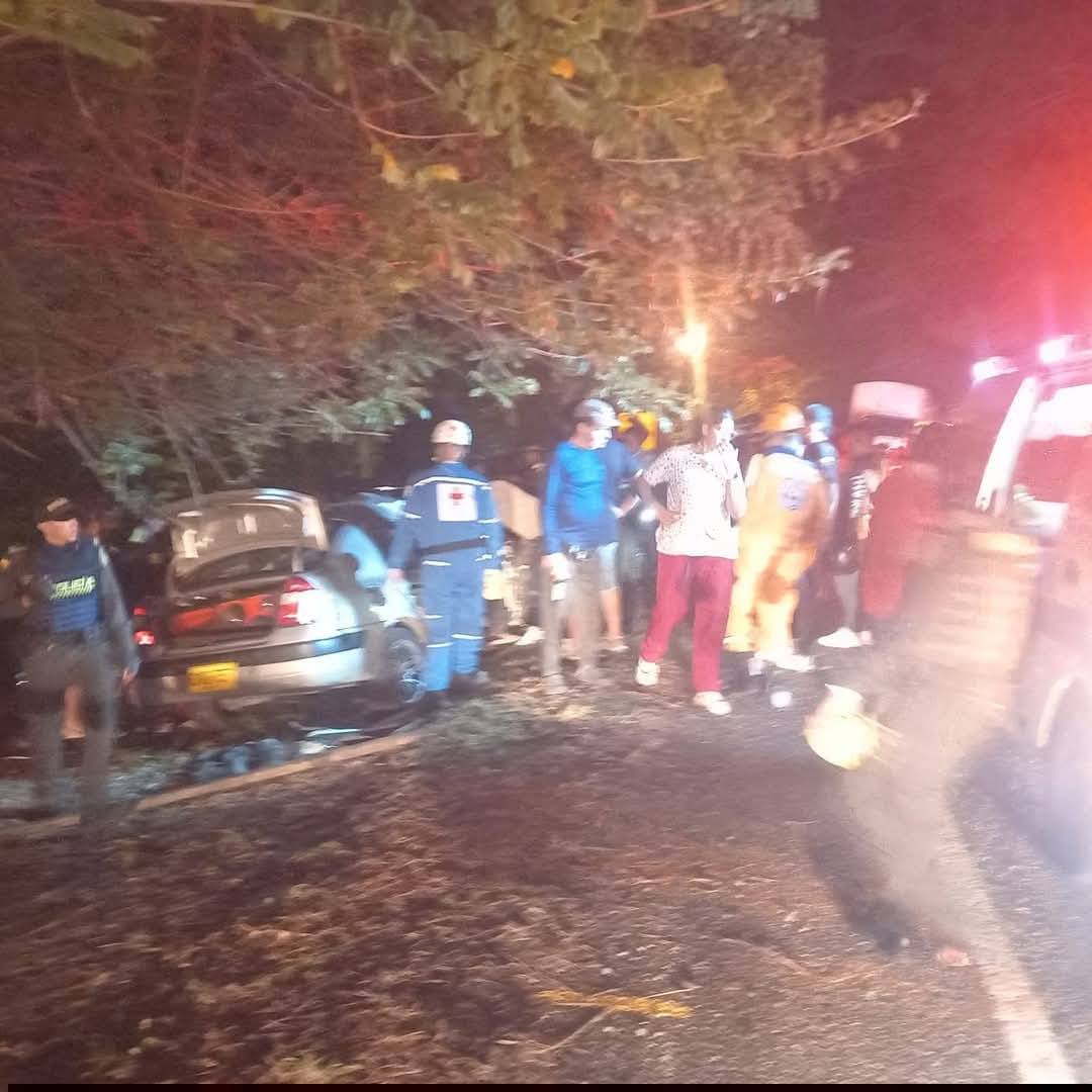 choque en la via honda la dorada