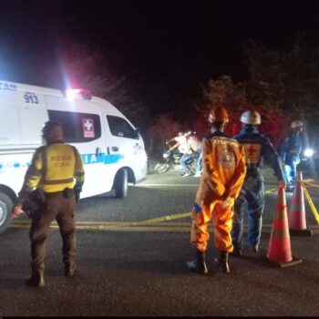 accidente vial en la via honda la dorada