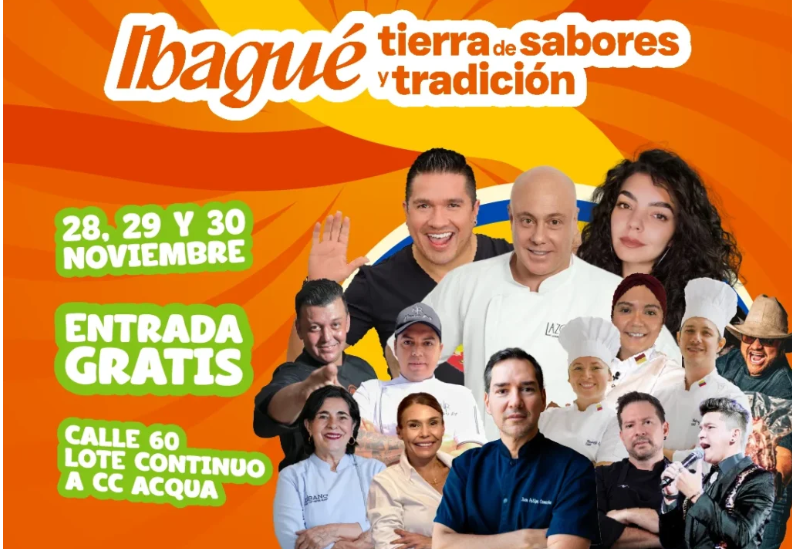 Ibagué se convierte en capital del sabor este fin de semana con la feria ‘Ibagué Tierra de Sabores y Tradición’ 1
