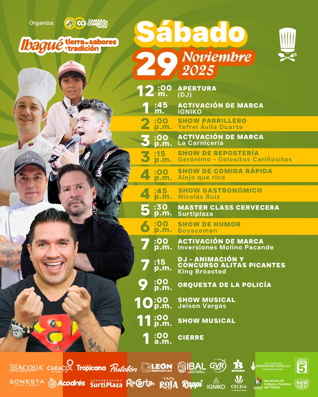 Ibagué se convierte en capital del sabor este fin de semana con la feria ‘Ibagué Tierra de Sabores y Tradición’ 3