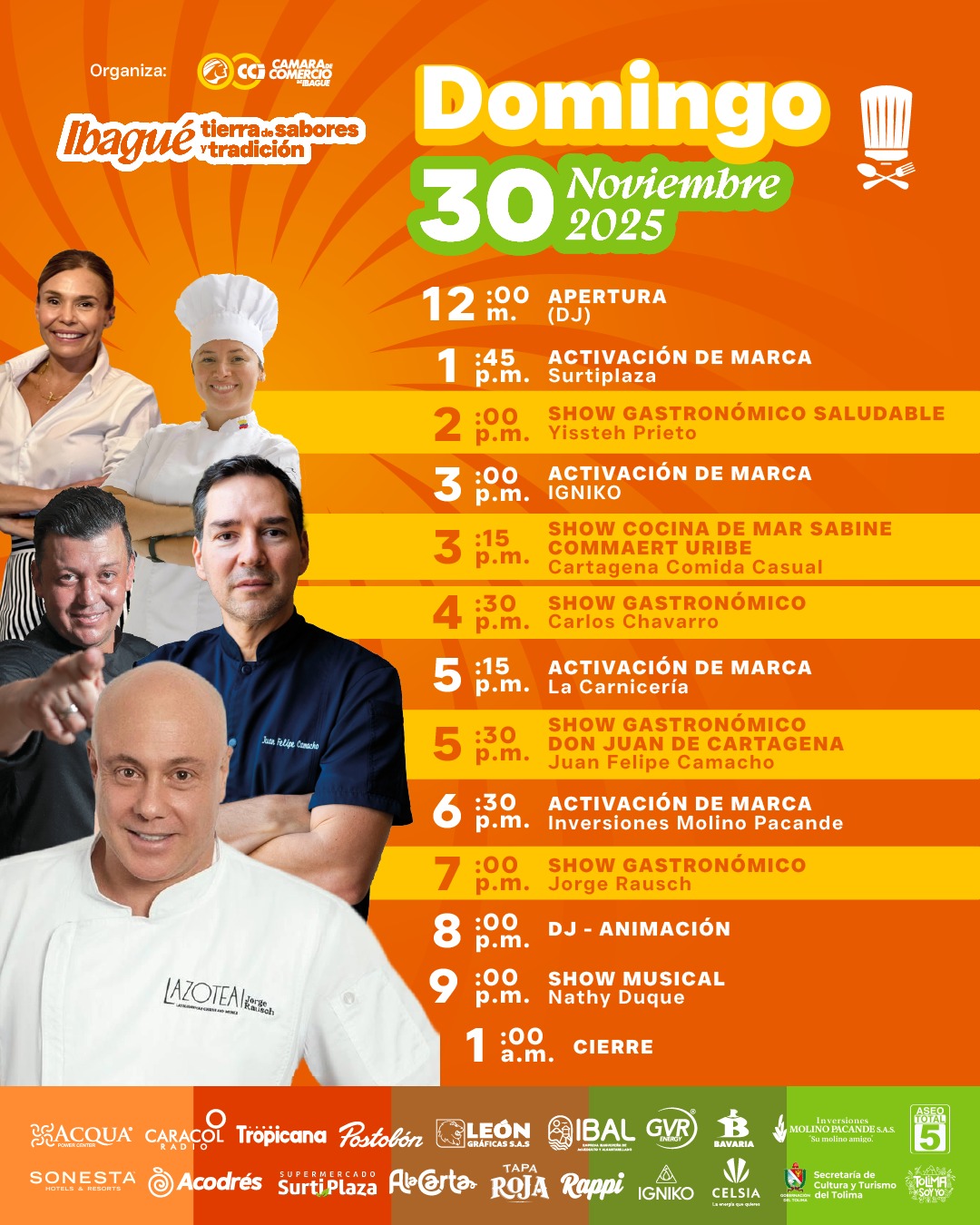 Ibagué se convierte en capital del sabor este fin de semana con la feria ‘Ibagué Tierra de Sabores y Tradición’ 4
