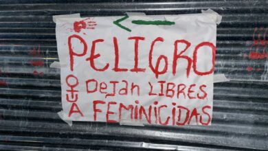 Protesta feminista en Ibagué por la libertad de los presuntos asesinos de Sharit Ciro Parra 3