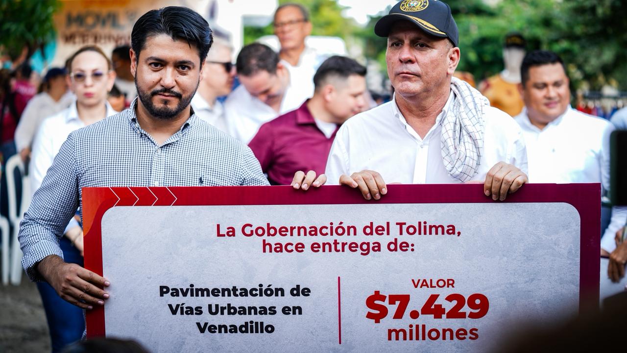Adiós al barro y las aguas negras: histórica inversión llega a Venadillo 1