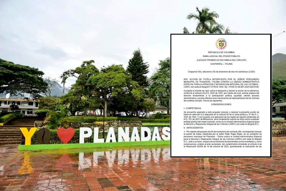 Fallo histórico favorece a víctimas del conflicto: justicia amplía plazo para Curules de Paz en el Tolima 1