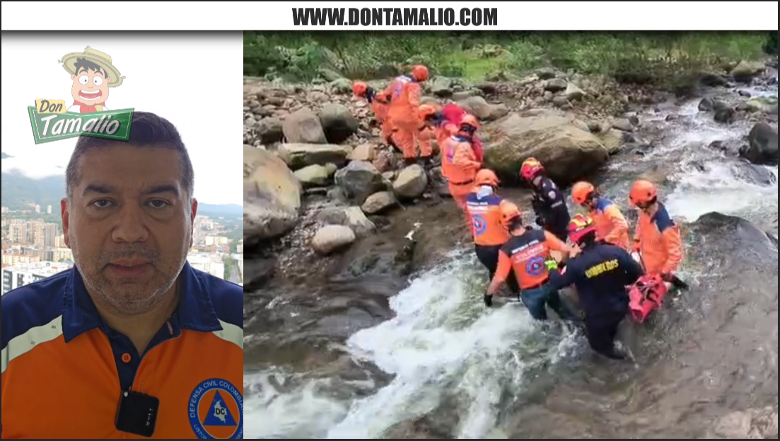 Lluvias complican rescate de mujer herida en la parte alta del cañón del Combeima 1