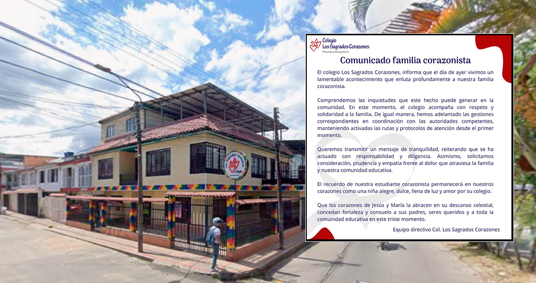 Colegio Los Sagrados Corazones confirma fallecimiento de estudiante y activa protocolos institucionales 3