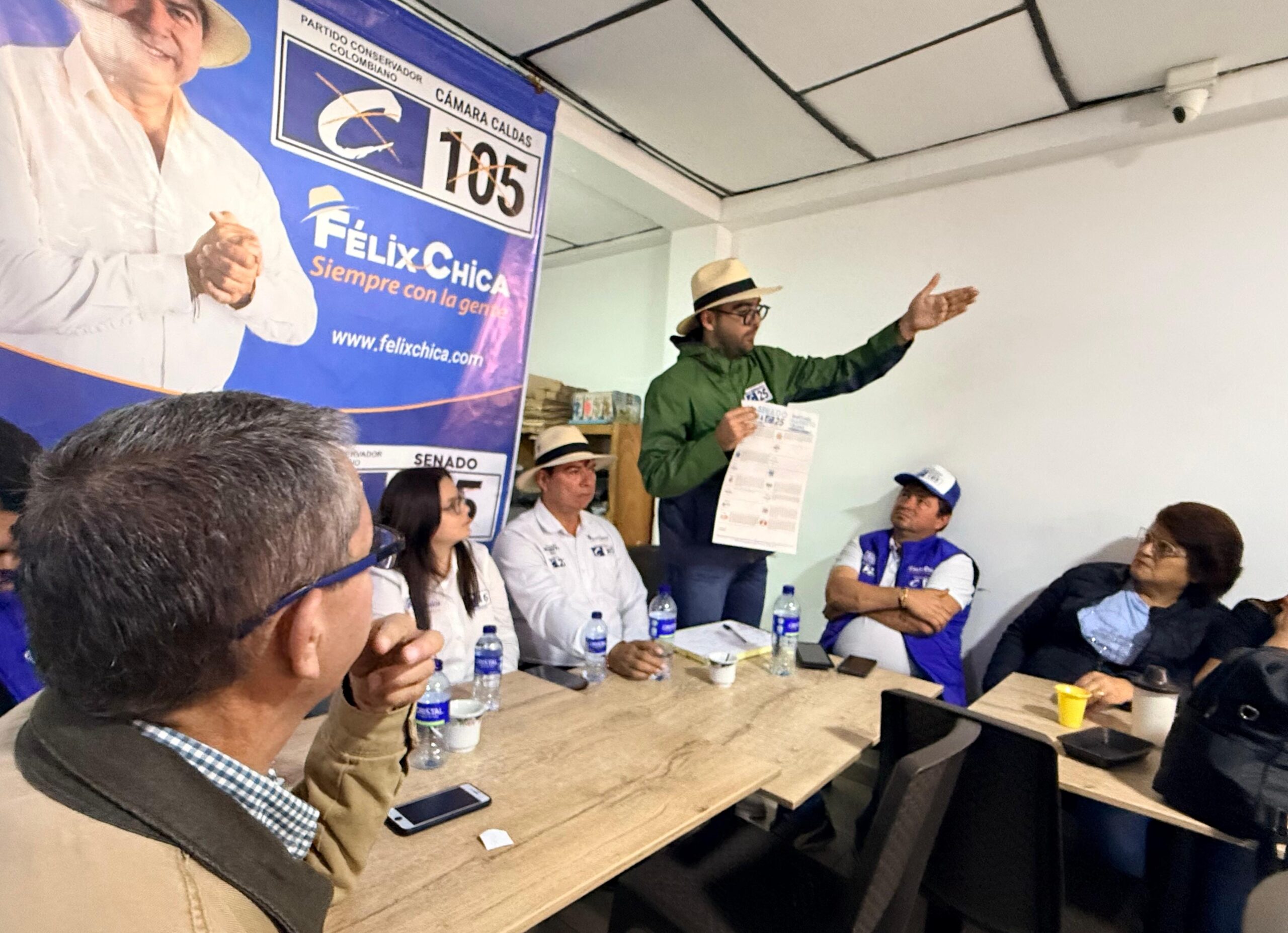 Santiago Barreto fortalece su candidatura al Senado con agenda política en Risaralda 2