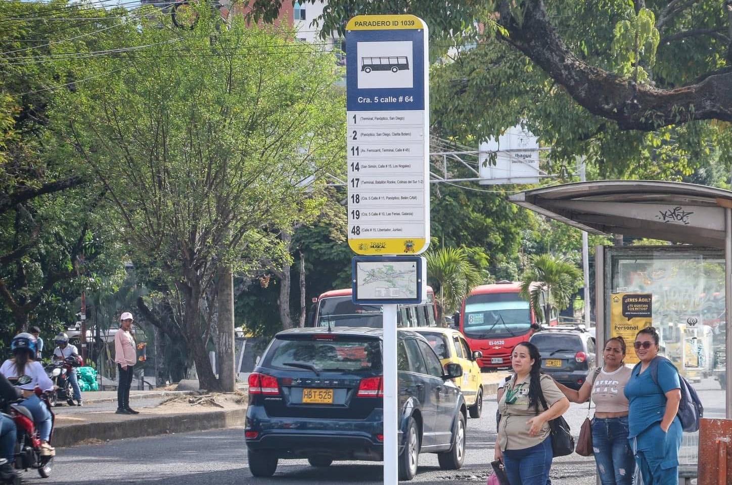 Ibagué intensifica pedagogía para obligar el uso de paraderos 1