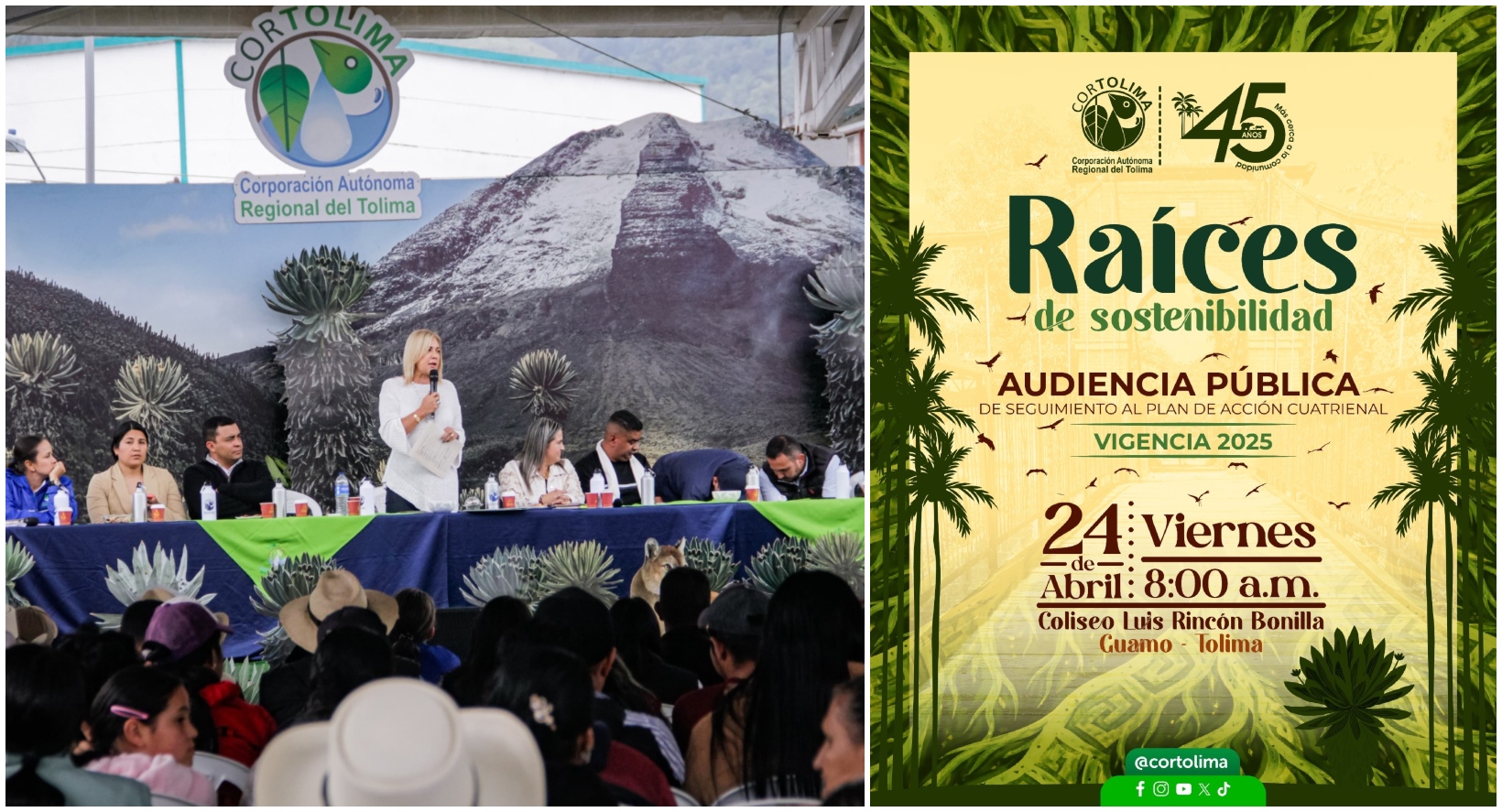 Cortolima rendirá cuentas este viernes en Guamo sobre su gestión ambiental de 2025 1