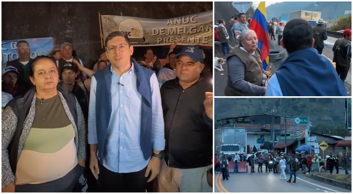 Sigue bloqueo parcial en el puente de Cajamarca 1