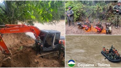Golpe del Ejército y Carabineros en Coyaima contra la minería ilegal 7