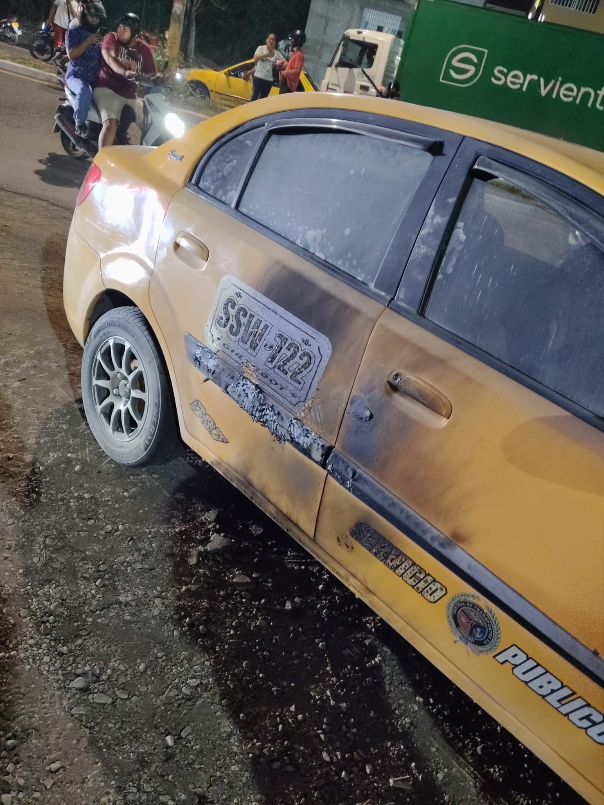 Tragedia en Girardot: murió taxista que se prendió fuego en plena vía pública 3
