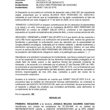 “Estamos al borde del colapso”: Paciente con cáncer de piel sigue sin recibir atención pese a tutela 5