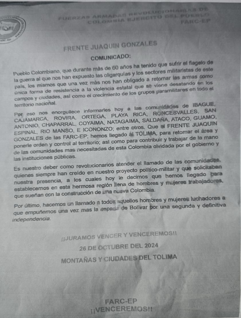 Golpe a las disidencias en Tolima: capturada alias ‘La Negra’ por presunta extorsión a comerciantes 3