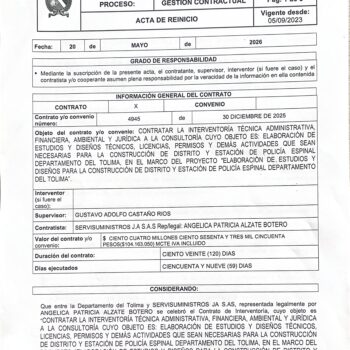 Reactivan estudios para la nueva estación de Policía de El Espinal y esperan iniciar obras antes de terminar el año 2