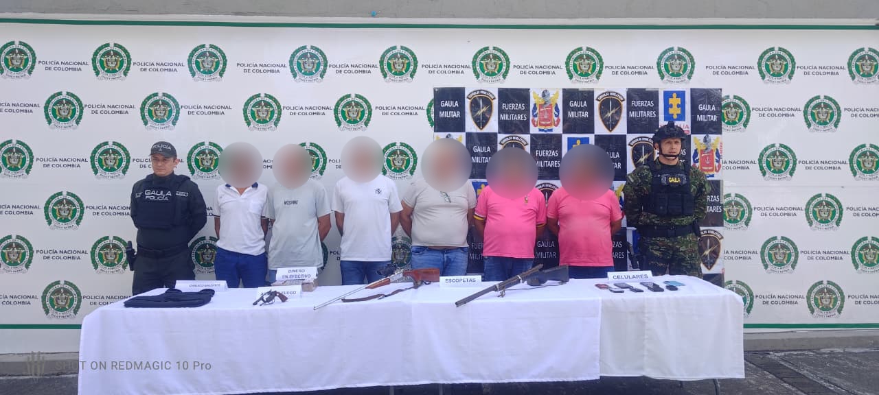 “Media Vaca”, “Cuca Linda”, “El Mico”, “Jetetarro” y “Motorratón” cayeron por extorsión: azotaban varios municipios del Tolima 1