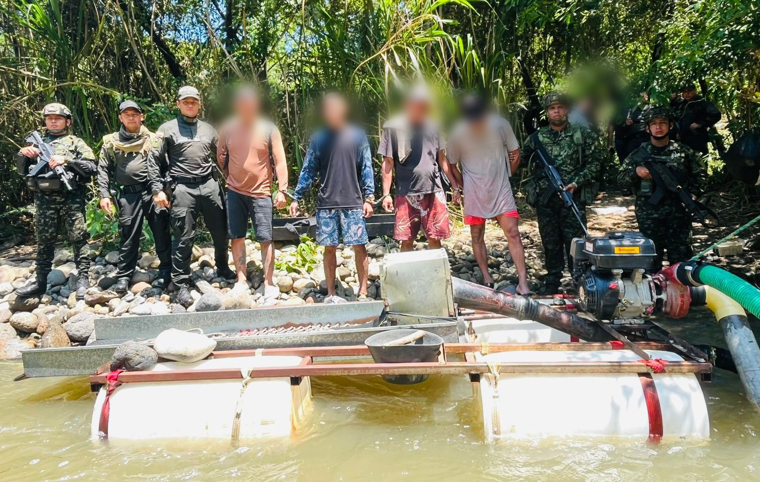 Autoridades frenan minería ilegal en San Sebastián de Mariquita 1