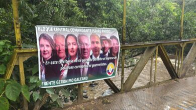 Gobernadora del Tolima rechaza pendón amenazante el Centro Democrático en Planadas 6